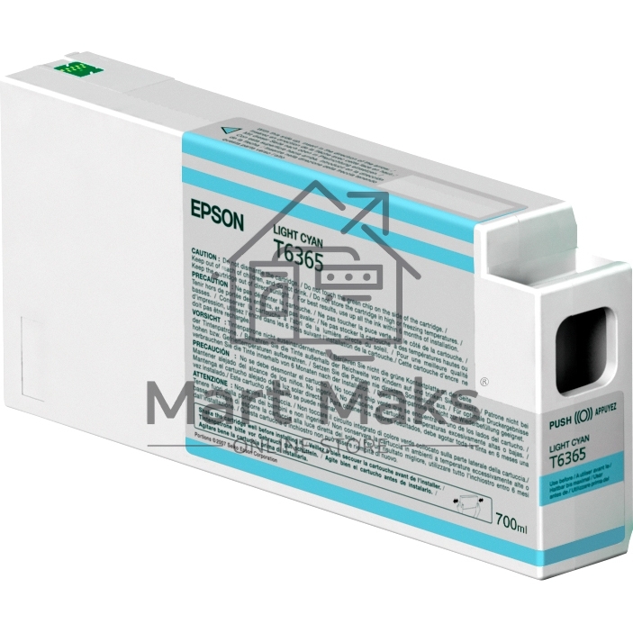 Струйный картридж EPSON C13T636500 светло-синий (700 мл) для Stylus Pro 7700, 7890, 7900, 9700, 9890, 9900, WT7900