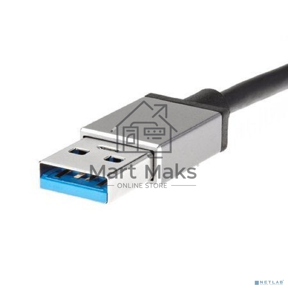 Переходник Telecom USB 3.0 - RJ-45 1000Mbps +3 USB3.0, Aluminum Shell, 0.2м TA311U