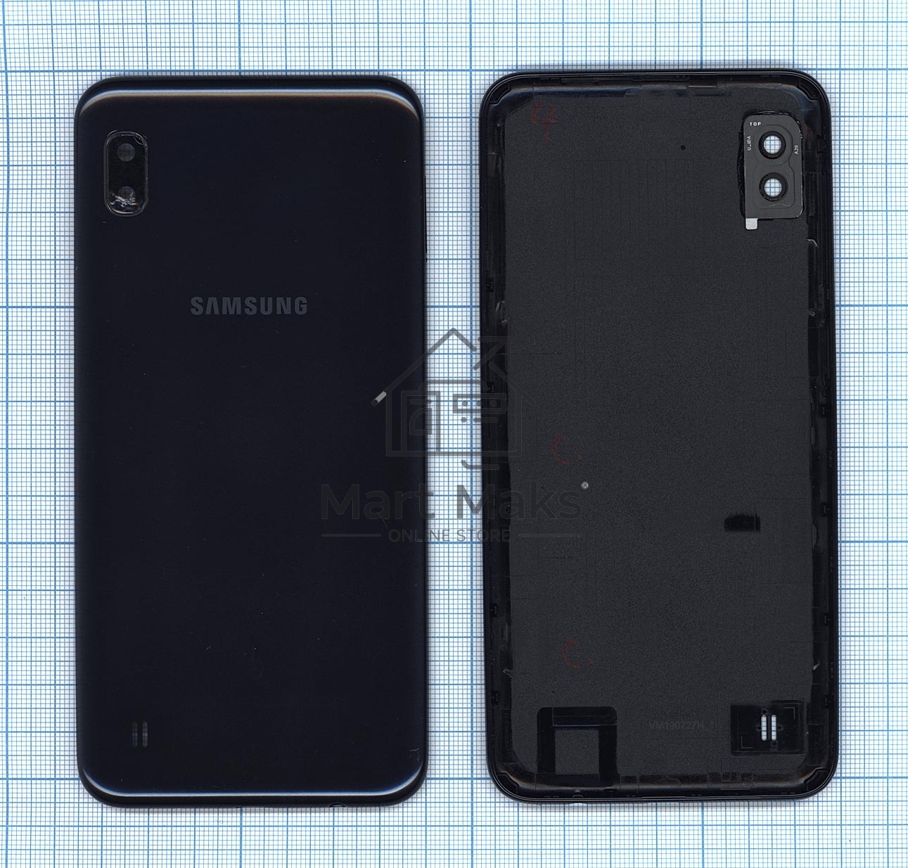 Задняя крышка для Samsung A105FD Galaxy A10 (2019) черный