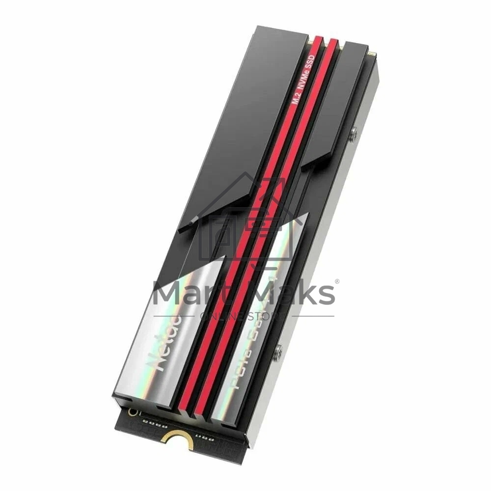 Накопитель SSD Netac NV7000-T, 4Tb, M.2 2280, PCIe 4.0 x4, NVMe, R/W 7300/6700, с радиатором