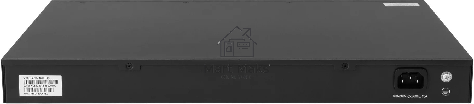 Коммутатор POE управляемый уровня 2, 48 портов 10/100/1000Base-T с поддержкой PoE, 4 порта 1/10G SFP+, PoE 740 Ватт