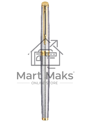 Ручка роллер Waterman Hemisphere (CWS0920350) Steel GT F черн. черн. подар.кор.