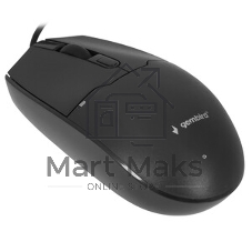 Мышь проводная Gembird MOP-430 черный, 1600 dpi, USB, кнопки - 4