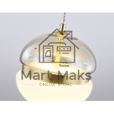 Подвесной светодиодный светильник Ambrella light LH11001 GD/FR золото/белый матовый 20W 3000K D180*200