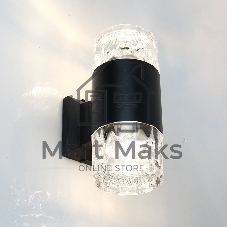 Фасадный светильник General GWL-2MR16-GU10-R-IP65 Черный Фрозен