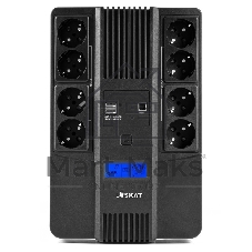 Источник бесперебойного питания Бастион SKAT-UPS 1000-AID-IN-1x9-8 600Вт 1000ВА черный