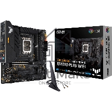 Материнская плата ASUS TUF GAMING B660M-PLUS WIFI, LGA 1700, Intel B660, 4xDDR5, 4xSATA, 2xM.2, 1xPCIe 5.0 x16, 1xPCIe 3.0 x4, 1xPCIe x1, 1xDP, 1xHDMI, 1x 2.5Gb LAN, 4xUSB-A 3.2 Gen 2, 1xUSB-A 3.2 Gen 1, 2xUSB 2.0, 1xUSB-C 3.2 Gen 2x2, 5x3.5 мм, 7.1, mATX