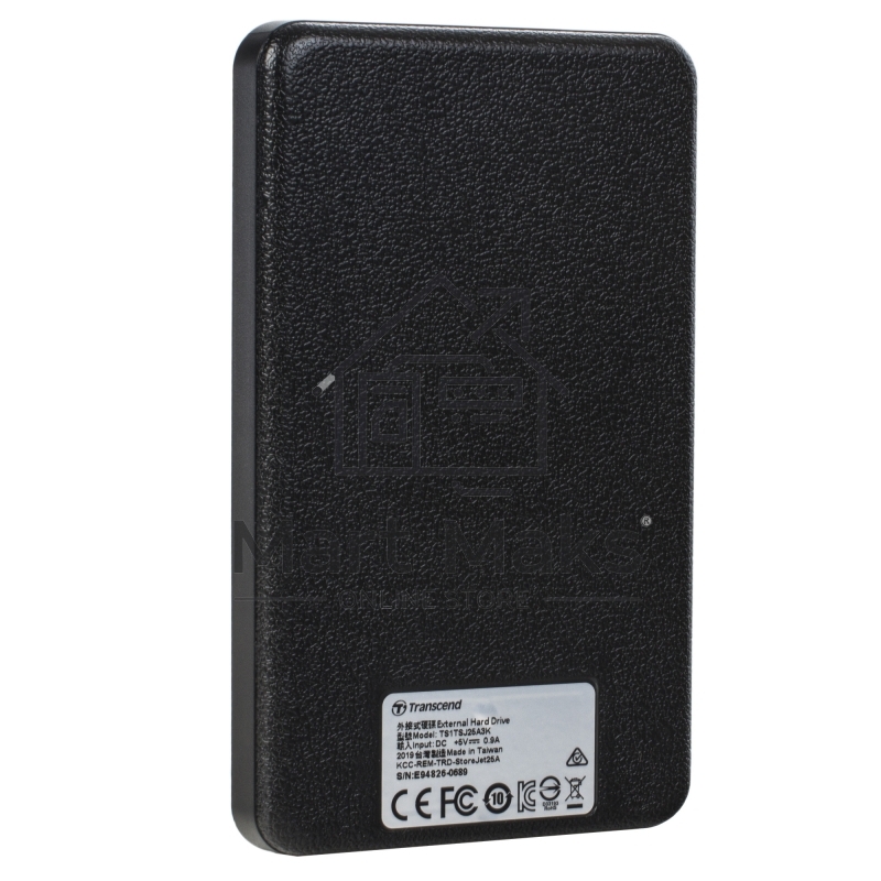 Внешний Жесткий диск Transcend USB 3.0 1Tb TS1TSJ25A3K StoreJet 25A3 2.5