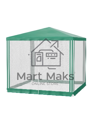 Тент садовый с москитной сеткой, 250х250/240 см, Camping Palisad