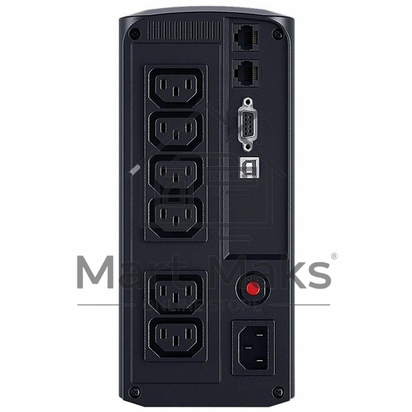 Источник бесперебойного питания UPS CyberPower VP700EILCD Line-Interactive 700VA/390W USB/RS-232/RJ11/45 (6 IEC С13)