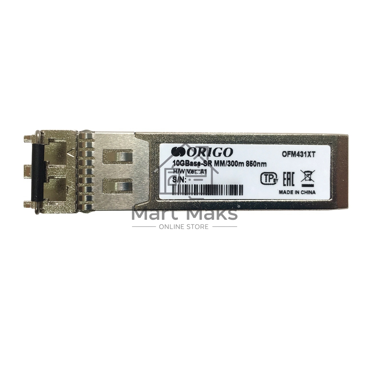 Трансивер ORIGO OFM431XT SFP+ Transceiver, 10GBase-SR, Duplex LC, 850nm, Multi-mode, 300M