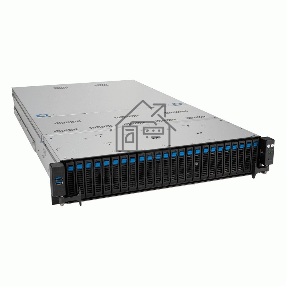 Серверная платформа Asus RS720A-E12-RS24U/10G/2.6kW/24NVMe/GPU