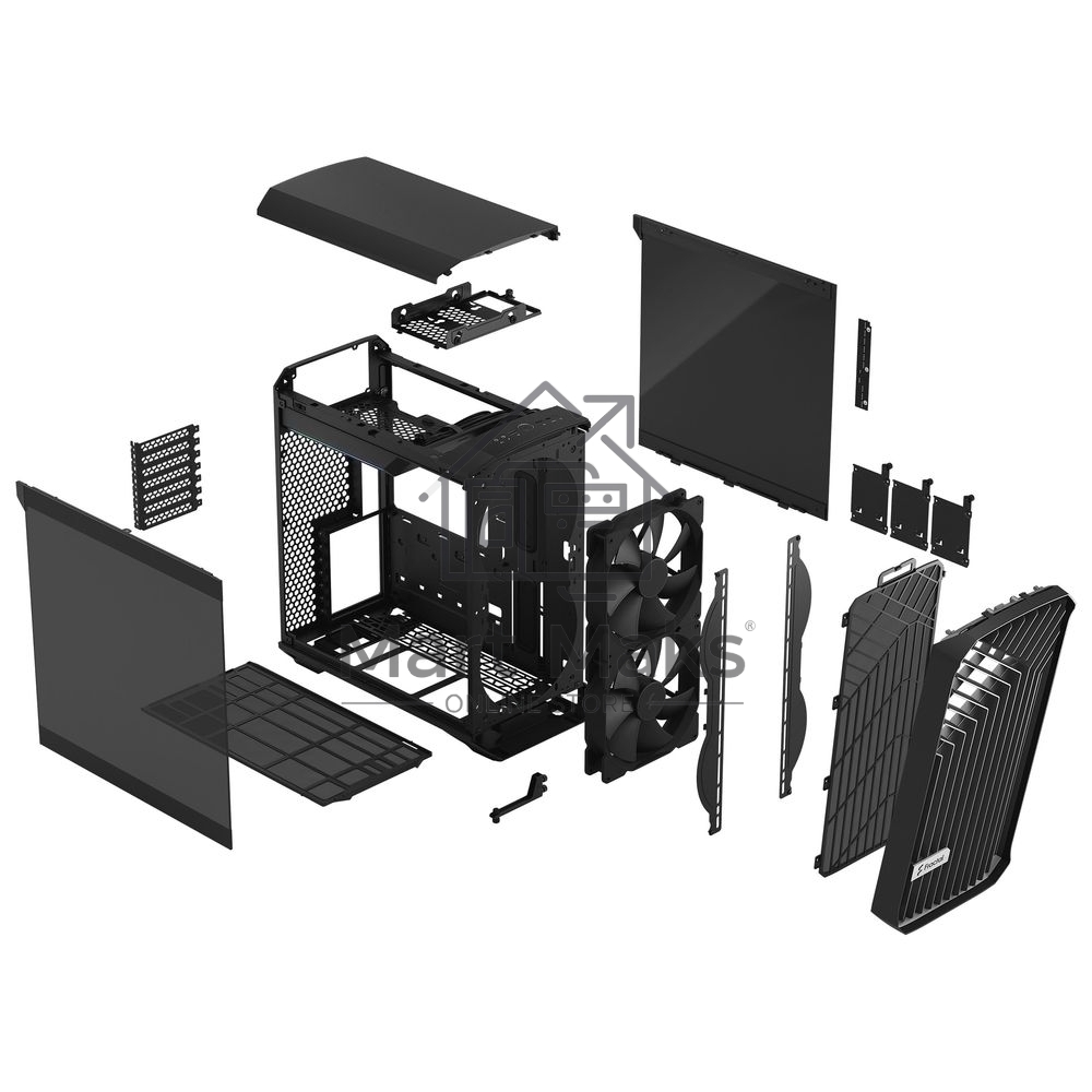 Корпус Fractal Design Torrent Compact Black TG Dark Tint / FD-C-TOR1C-01