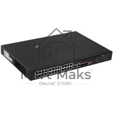 Коммутатор Dahua DH-S3226-24ET-240, 24×100 Мбит/с PoE + 2×1 Гбит/с Combo, неуправляемый