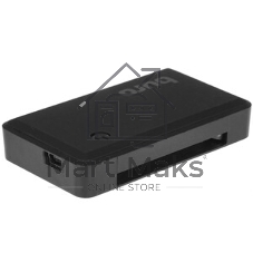 Кард-ридер Buro BU-CR-201/черный/MMC/MS/RS-MMC/SD/SDHC/USB 2.0/пластик