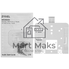 Гибридная точка доступа Zyxel NebulaFlex Pro WAX610D, WiFi 6, 802.11a/b/g/n/ac/ax (2,4 и 5 ГГц), MU-MIMO, антенны 4x4 с двойной диаграммой, до 575+2400 Мбит/с, 1xLAN 2.5GE, 1xLAN GE, PoE, защита от 4G