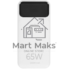Портативный аккумулятор PERFEO (PF_E2081) - 20000 mAh/LED QC3.0/Type-C/2,черный