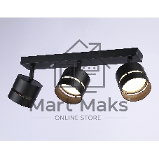 Светильник Ambrella light TN71064/3 BK черный GX53/3 max 12W 405*85*150