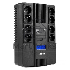 Источник бесперебойного питания Бастион SKAT-UPS 1000-AID-IN-1x9-8 600Вт 1000ВА черный