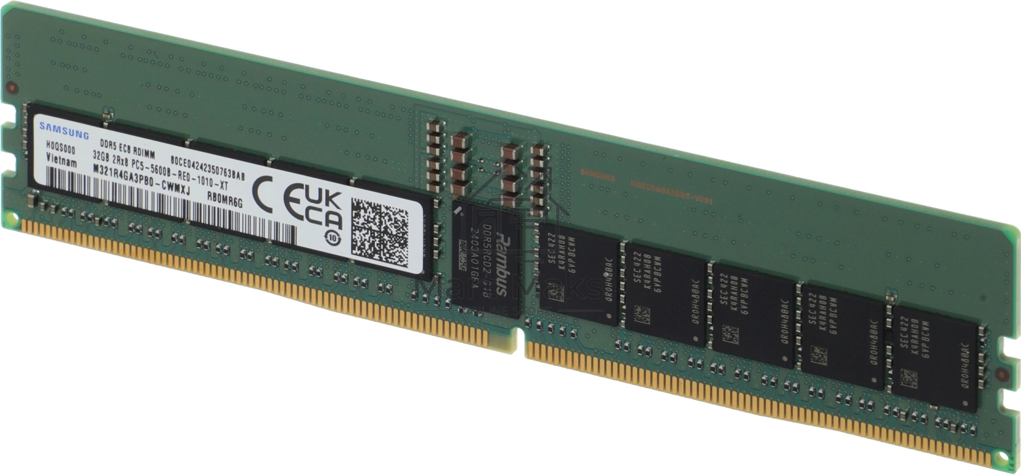 Оперативная память Samsung, DDR5, 32Gb (1x32 GB), 5600 MHz, CL40, ECC, RDIMM