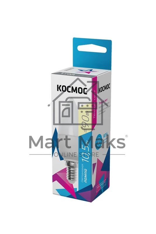 Лампа светодиодная LED BASIC CN 10.5Вт 220В E14 3000К Космос LkecLED10.5wCNE1430
