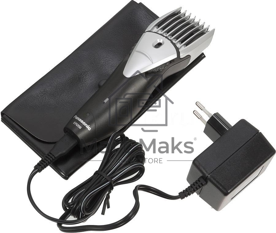 Машинка для стрижки Panasonic ER206K520 / Триммер, 1 насадка, 50 минут