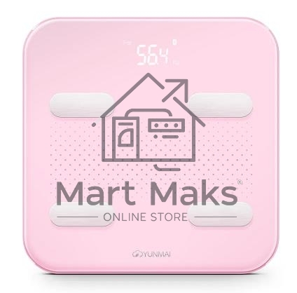 Весы напольные YUNMAI S SMART PINK M1805GL_PINK
