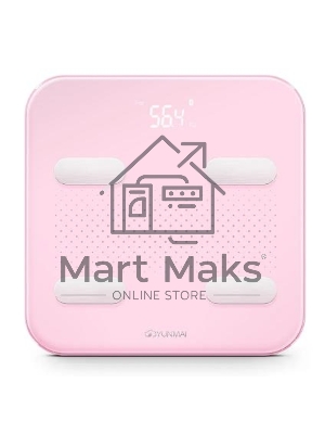 Весы напольные YUNMAI S SMART PINK M1805GL_PINK