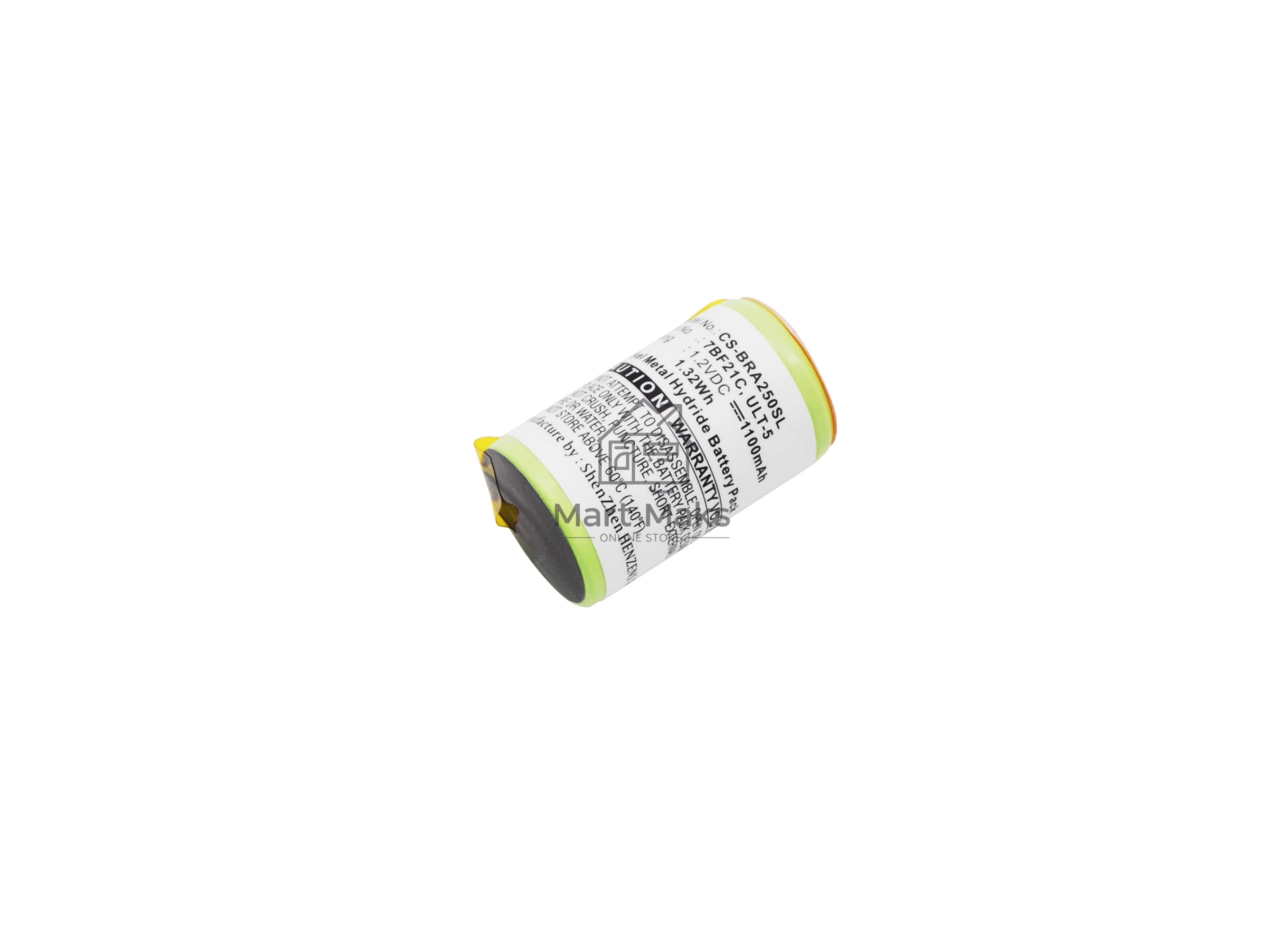 Аккумулятор CameronSino CS-BRA250SL для зубных щеток Oral-B Sonic 2/3AF-600, KR-600AE