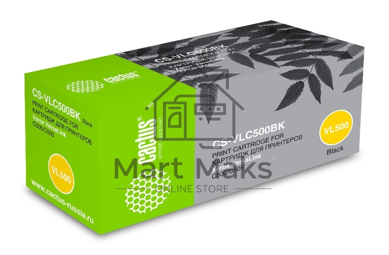 Картридж лазерный Cactus CS-VLC500BK 106R03880 черный (5000стр.) для Xerox VersaLink C500/C505