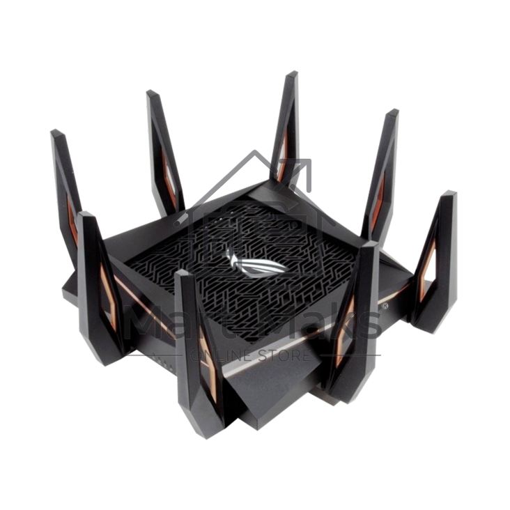 Маршрутизатор ASUS GT-AX11000, черный, 90IG04H0-MU9G00