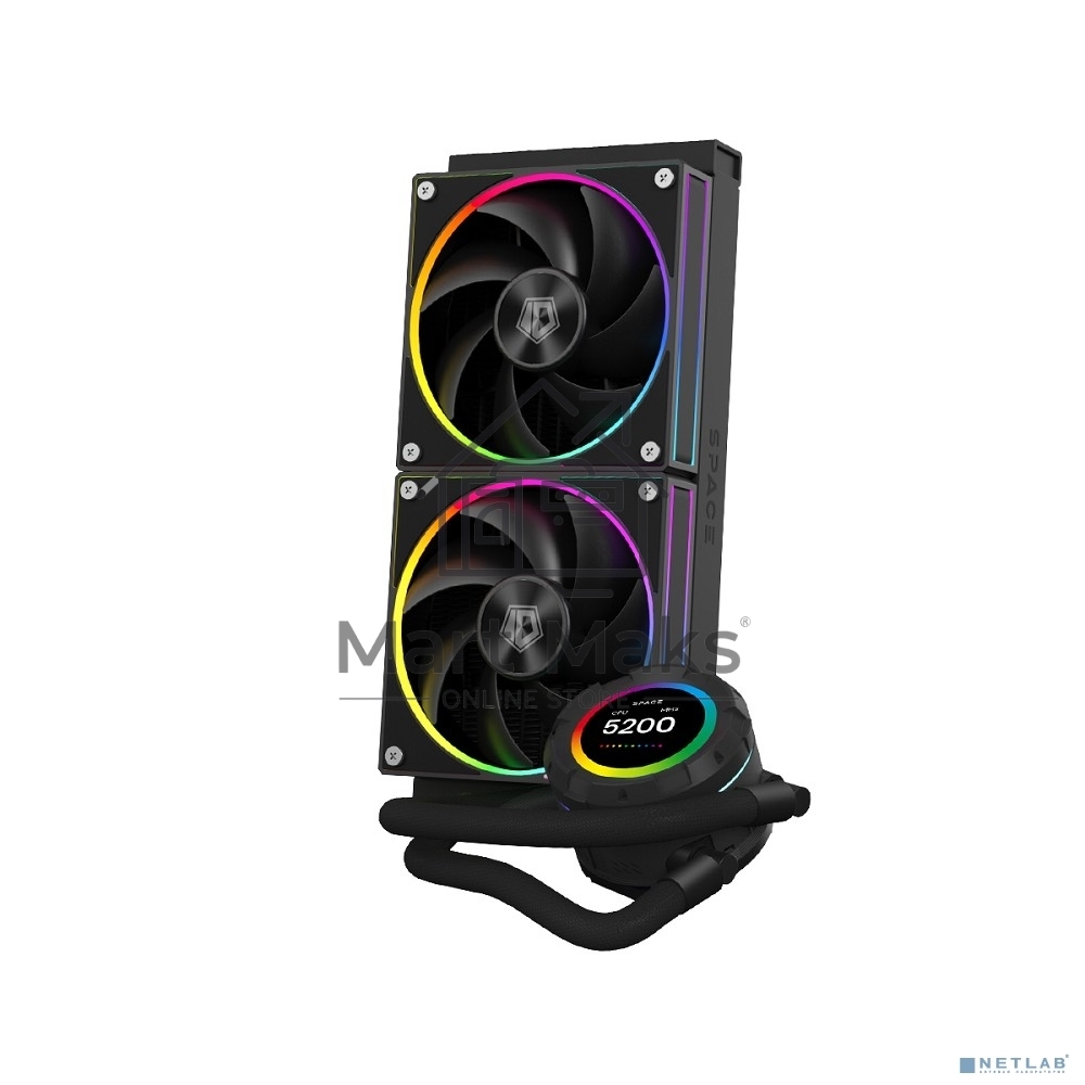 Система водяного охлаждения ID-Cooling SL240 черный 120мм алюминий+медь 2000rpm 30db 4-pin 300W