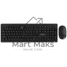 Комплект клавиатура+мышь Philips SPT6324 беспроводной, USB, 1000 DPI, чёрный