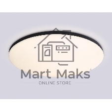 Умный светодиодный светильник FZ2005 BK черный IP54 25W 3000K-6500K+RGB Wi-Fi Алиса/Tuya/Smart Home/Alexa D370*55 (ПДУ ИК)
