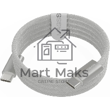 Кабель Magssory CBL002 USB Type-C (m)-USB Type-C (m) 1.5м белый коробка