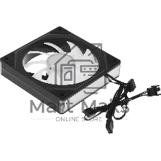 Вентилятор для корпуса Bloody CF-11 LCD ARGb 120х120x25 черный 4-pin 32дБ (упак.:1шт) (CF-11-ARGb120-BK) Ret