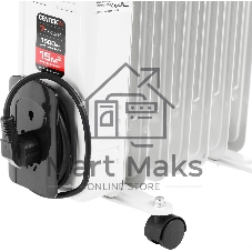 Обогреватель масляный Centek CT-6200 (7 секций) белый, 700/1000/1500 Вт, 15 м2, термостат