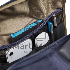 Рюкзак Piquadro Brief2 CA4818BR2/BLU синий нейлон/натур.кожа