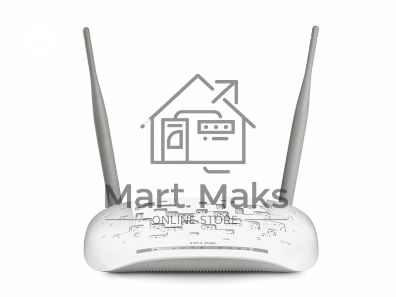 Сетевое оборудование TP-Link SOHO TD-W8961N(RU) 300 Мбит/с, 2T2R, ADSL2/ADSL+, Annex A, 4 порта 100 Мбит/с