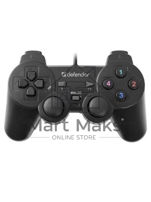 Геймпад Defender Omega USB, Проводной геймпад, 12 кнопок, 2 стика