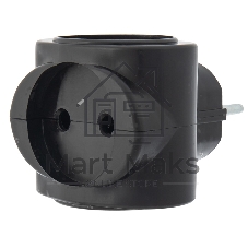 Тройник электрический Rexant биметалл 220 В 6 А черный