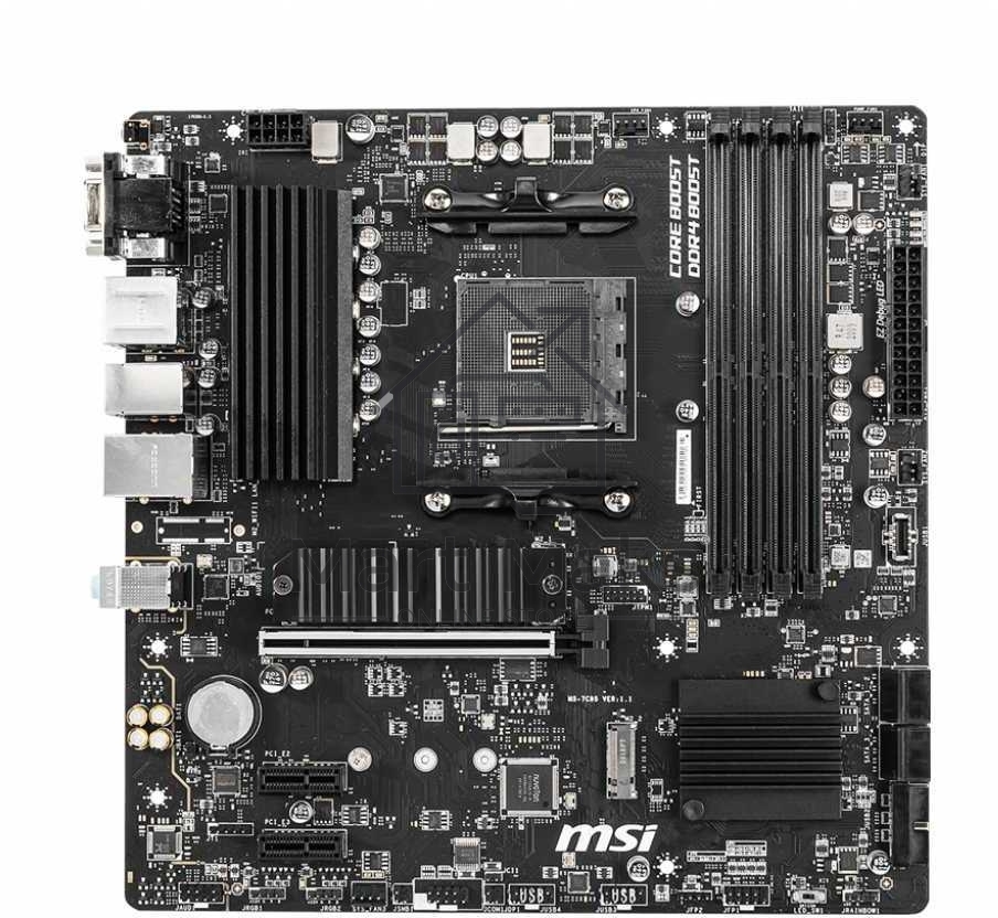 Материнская плата MSI B550M PRO-VDH, AM4, AMD B550, 4xDDR4, 4xSATA, 2xM.2, 1xPCI-E 4.0 x16, 2xPCI-E x1, 1xDP, 1xHDMI, 1xVGA, 1x 1Gb LAN, 2xUSB 2.0, 4xUSB 3.2 Gen 1, 3x3.5 мм, 7.1, Micro-ATX