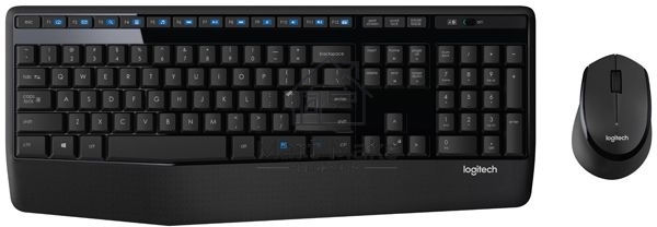Клавиатура + мышь Logitech MK345 клав:черный мышь:черный USB 2.0 беспроводная Multimedia