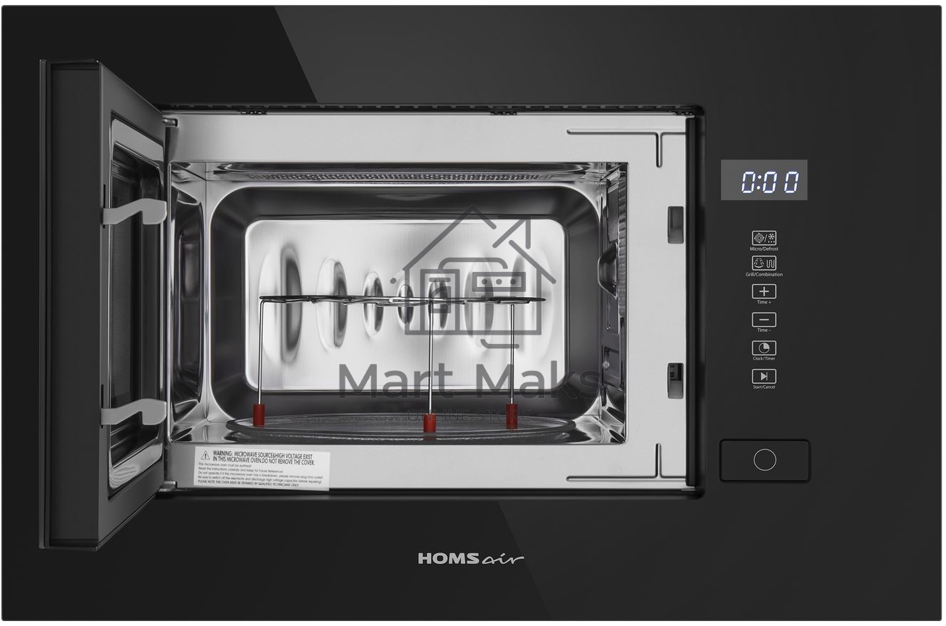 Печь микроволновая электрич. HOMSair MOB205GB, встраиваемая