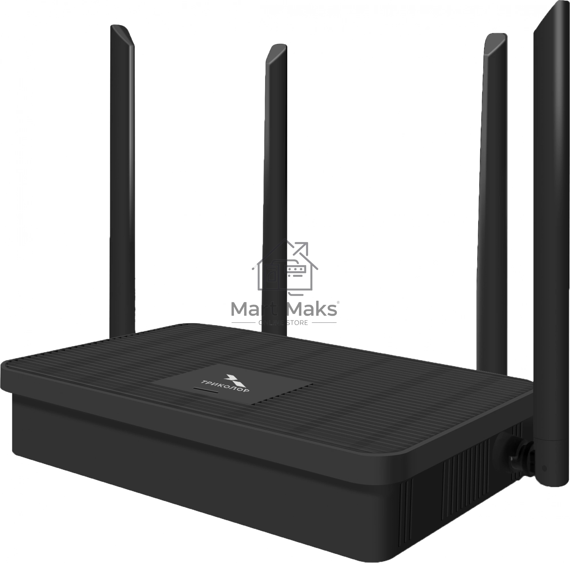 Роутер беспроводной Триколор TR-router-04 (046/91/00057758) AC1200 10/100/1000BASE-TX черный
