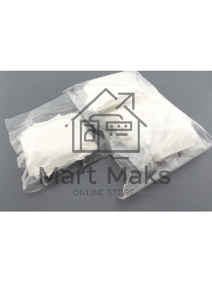 Безворсовая тряпка 90х90 белая 100 шт в упаковке 5 уп.