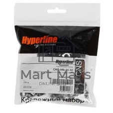 Монтажное оборудование Hyperline CNS-M6-16 Комплект винт M6, квадратная гайка, шайба (16 мм)