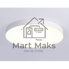 Потолочный светодиодный светильник Ambrella light FV5535 WH белый LED 90W 3000K D600*58 (Без ПДУ)