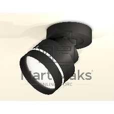 Светильник Ambrella Light XM8102025 SBK/FR черный песок/белый матовый GX53 (A2229, A2106, C8102, N8462)