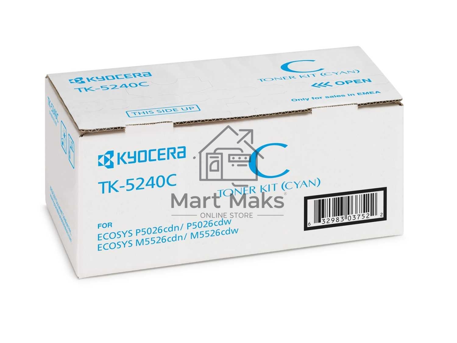 Картридж лазерный Kyocera TK-5240C (1T02R7CNL0) голубой для P5026cdn/cdw, M5526cdn/cdw 3000 стр.